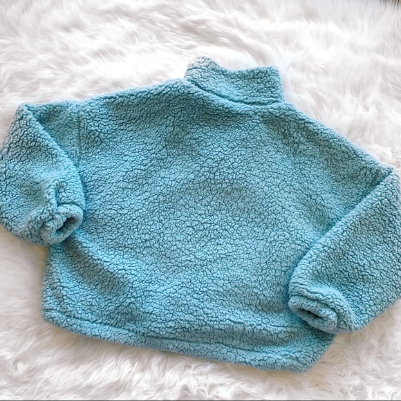 🌻SOLD🌻Urban Outfitters Fuzzy Drawstring Teddy - Picture 2 of 3